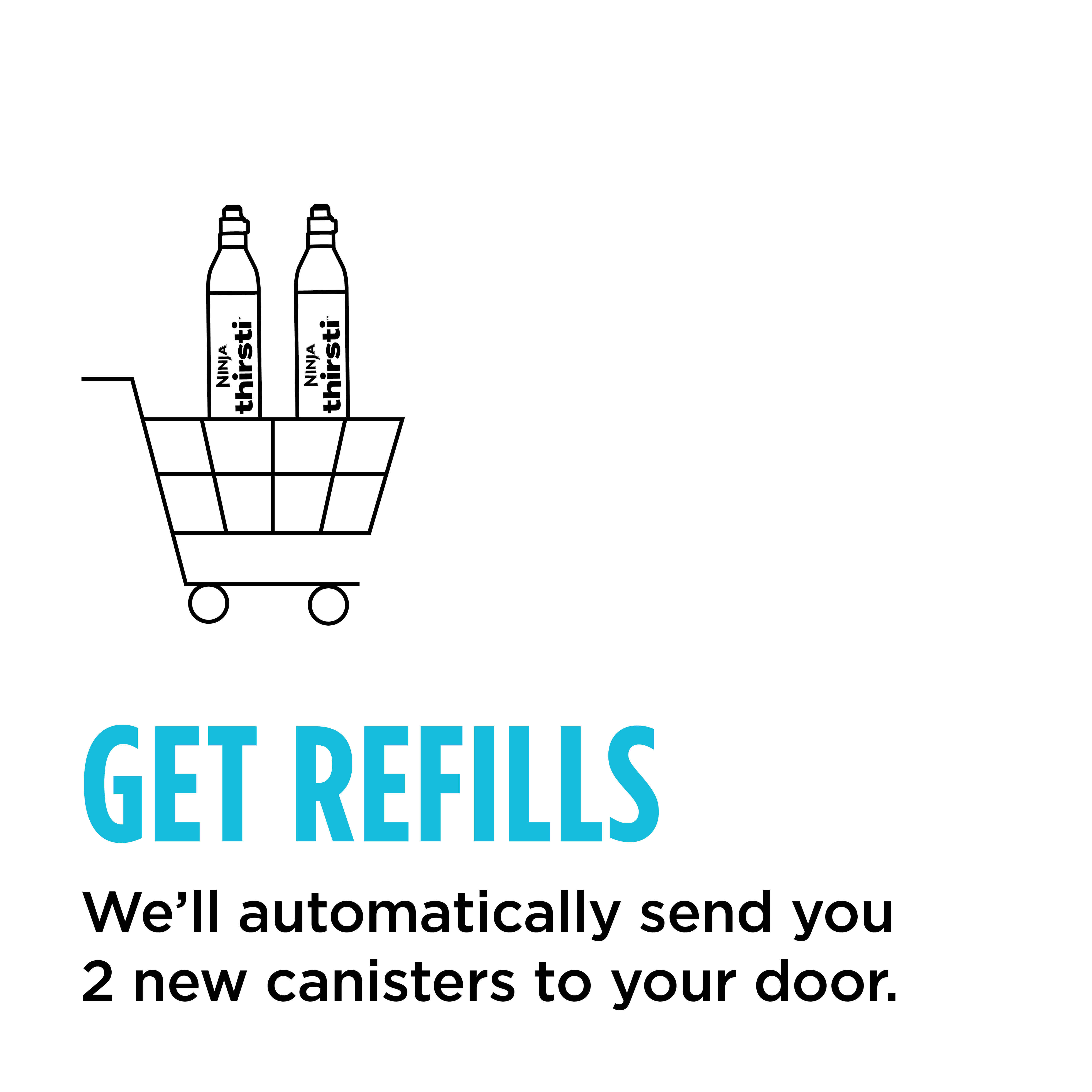 Thirsti CO2 Refills Canisters Ninja